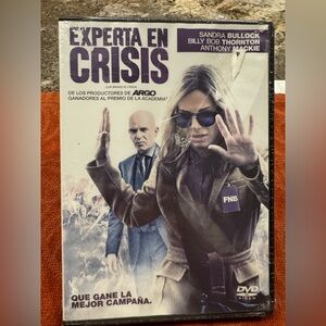 Drama Thriller DVD Movie Cover - 'Crisis' Featuring Sunglasses Figure